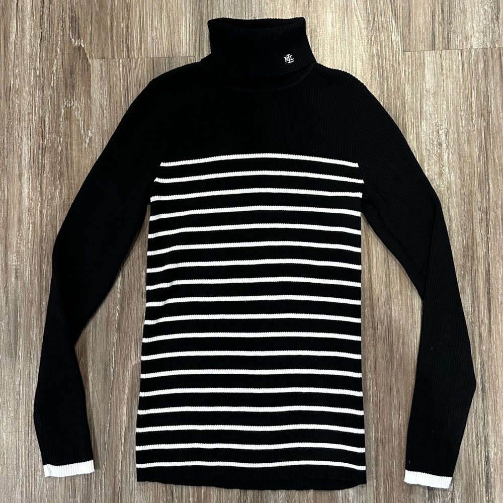 Ralph Lauren Striped Turtleneck Women’s Size SM